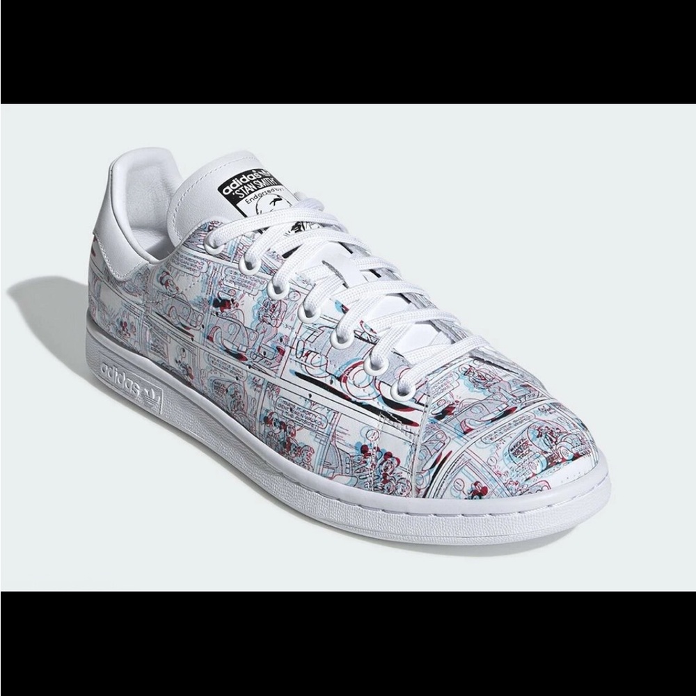 ADIDADIDAS STAN SMITH DISNEY MICKEY MOUSE 3D MEN'S CASUAL SHOES CLASSIC SNEAKERS